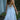 Elegant pale blue halter set for junior bridesmaid or tween event 